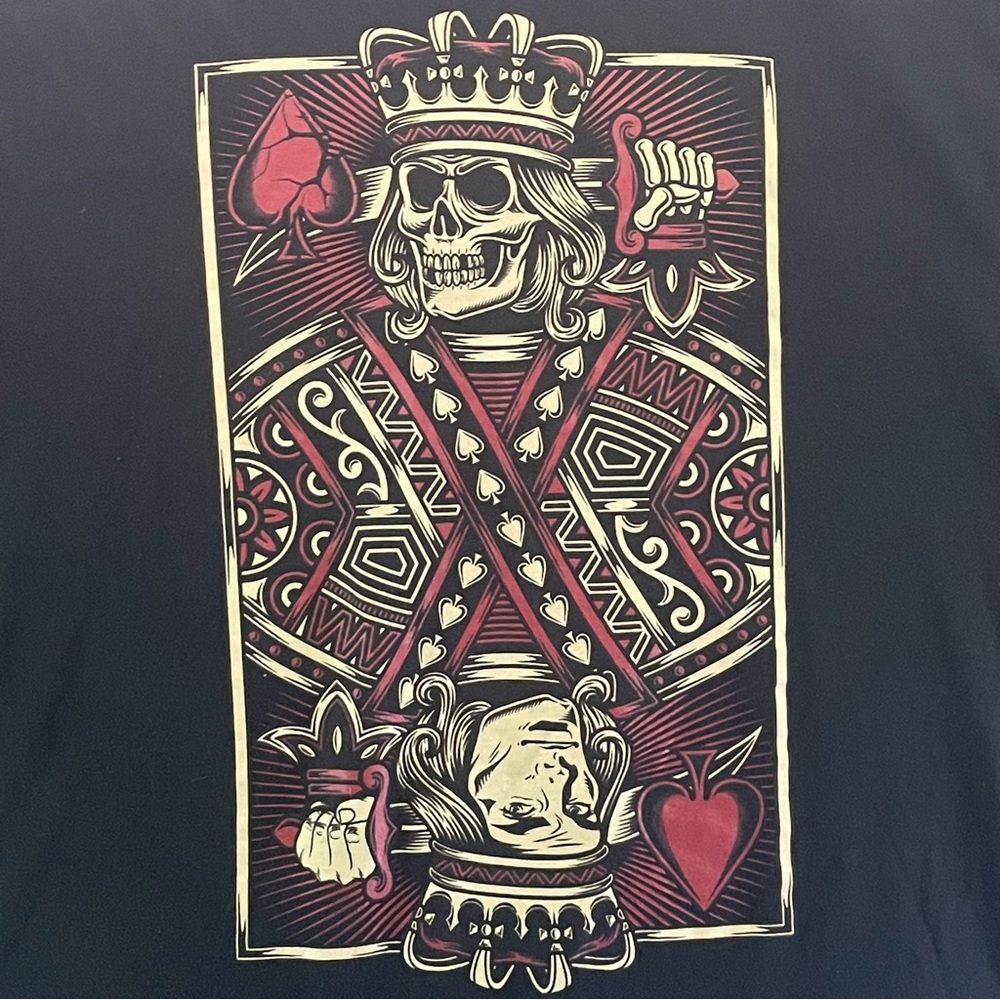 DOM It’s About The Art Unisex T-shirt Size 2XL Short Sleeve Tee King Spades